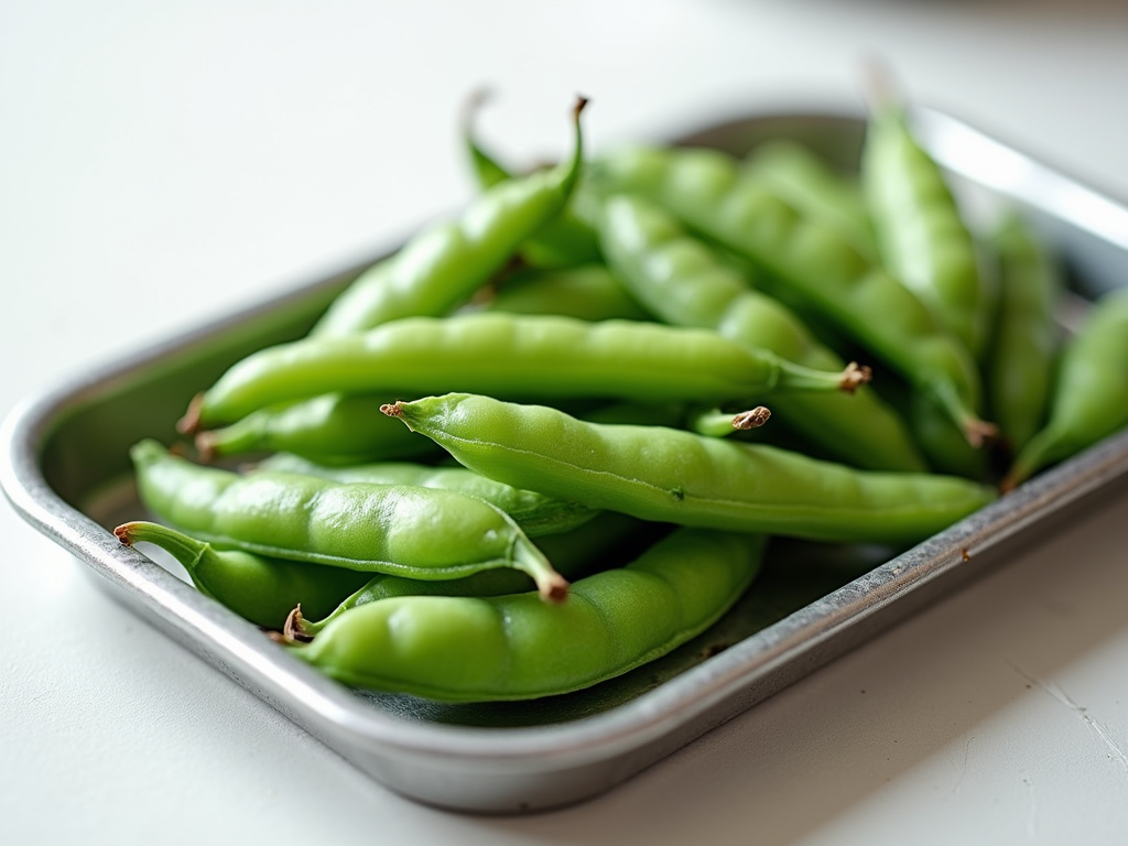 Fresh sugar snap peas in pod